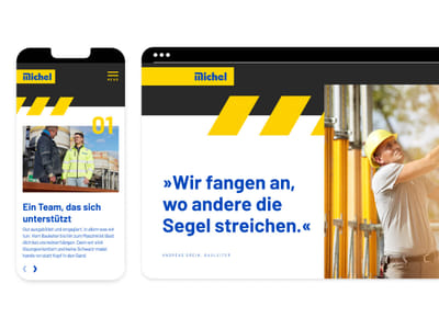 Michel Bau - Webseitengestaltung