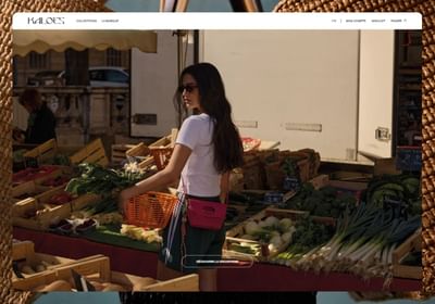 Création site E-Commerce Luxe sur mesure Kaloes sur Shopify - Grafikdesign