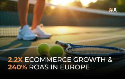 2.2x eCommerce Growth & 240% ROAS in Europe - Publicité en ligne