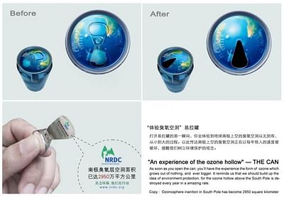 Experience the Ozone hole - Advertising