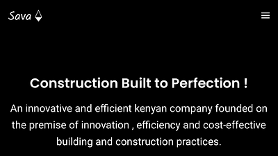 Sava Construction Kenya - Référencement naturel
