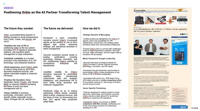 Positioning Orbio as the AI Partner Transforming Talent Management - Öffentlichkeitsarbeit (PR)