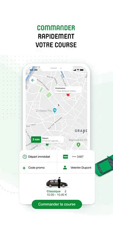 Taxis-verts • Transportation app - Application mobile