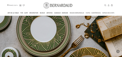 Bernardaud - Création de site internet