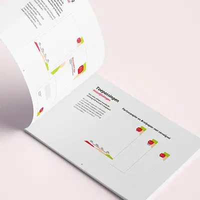 Huisstijl vastgelegd in huisstijlhandboek - Branding & Positionering