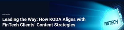 Content Marketing for SaaS FinTech - Estrategia de contenidos