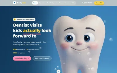 Toothy Kids - Website Creation