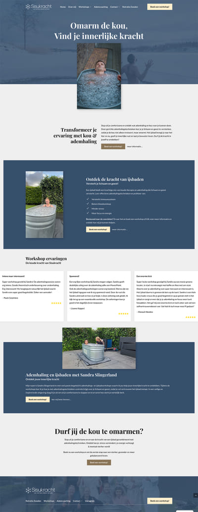Sisu Kracht - Website Creation