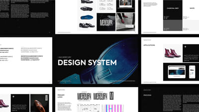 Design System – I AM MERCURY - Markenbildung & Positionierung