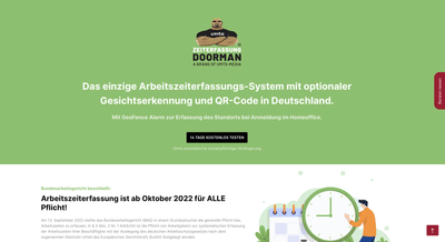 Zeiterfassung-Doorman APP - Design & graphisme