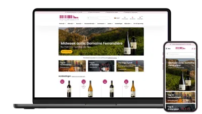 Wijnspecialist webontwikkeling - Website Creatie