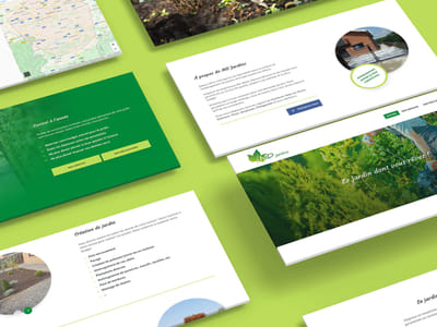 Site Internet pour "MD jardins" - Création de site internet