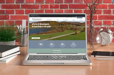Création du site Web Arborescence Bromont - Website Creatie