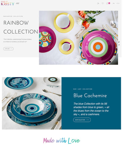Home By Kristy - E-commerce website creation - Création de site internet