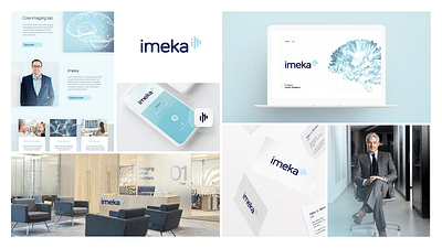 Positioning Imeka as a Leader in Medical Imaging - Graphic Identity