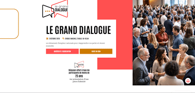 Création de site internet - Le Grand Dialogue - Website Creation