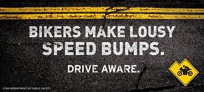 Motorcycle Safety Campaign, Bumps - Publicité