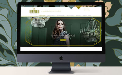 Création d'un site web pour une marque de luxe - Image de marque & branding