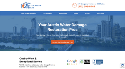 Total Restoration of Texas Web Design & SEO - Référencement naturel