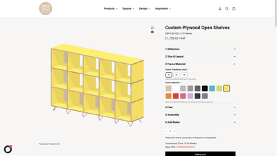 Made in PLY: Furniture 3D Configurator - 3D