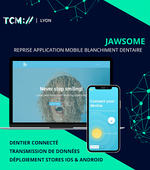 JAWSOME : Reprise app mobile blanchiment dentaire - Mobile App
