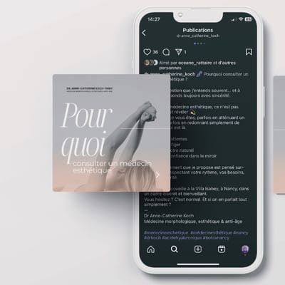 Création de contenu - Gestion Réseaux Sociaux Instagram - Content Strategy