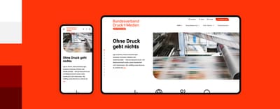 Website-Relaunch der Verbände der Druck- und Medienwirtschaft - Web Application