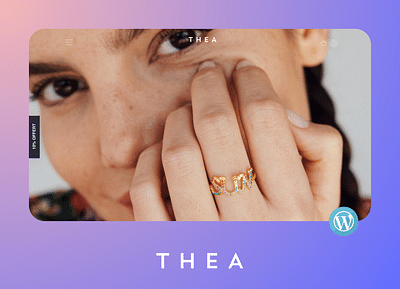 Interventions Site Web - Thea Jewelry - Website Creation