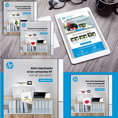 CAMPAGNE SUPPLIES CARTOUCHES ORIGINALES HP - Publicité en ligne