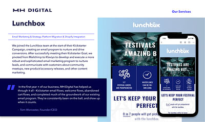 Lunchbox Email Marketing Strategy and Growth - E-mail Marketing