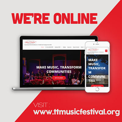 Website for festival - Webseitengestaltung