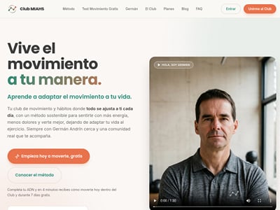 Club MIAHS: concepto, app y lanzamiento de un club de movimiento - Référencement naturel