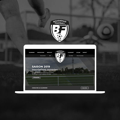 Site vitrine Bouguenais Football - Digital Strategy