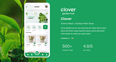 Clover Online Plant Store - App móvil