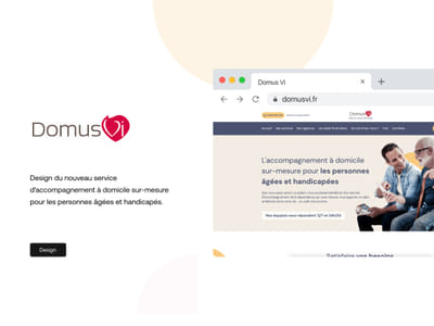 DomusVi — Design site web - Design & graphisme