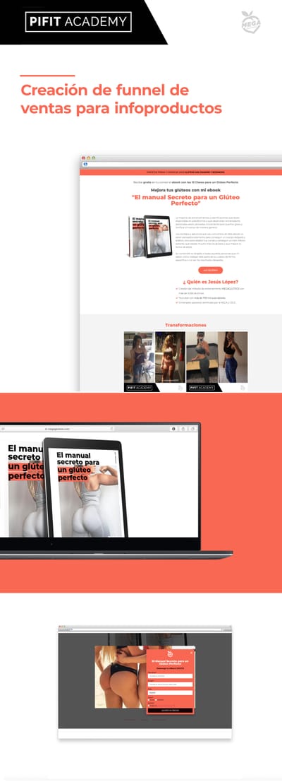 Funnel de Ventas para MegaGlúteos - Publicidad Online