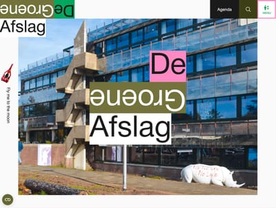 De Groene Afslag - Het veranderhuis van Nederland - Website Creatie