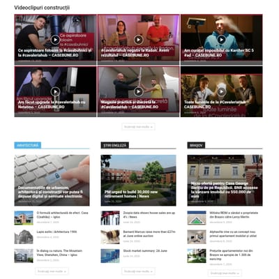 AUTOMATED REAL ESTATE NEWS WEBSITE - Création de site internet