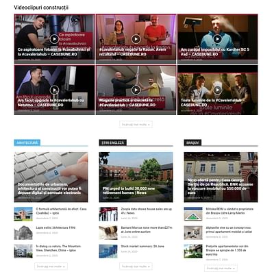 AUTOMATED REAL ESTATE NEWS WEBSITE - Website Creation