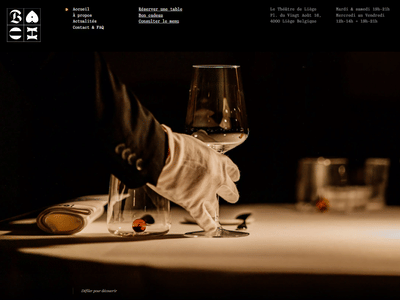 Site du BACI - Website Creatie