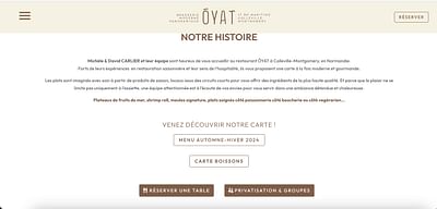 Site internet - Oyat - Création de site internet
