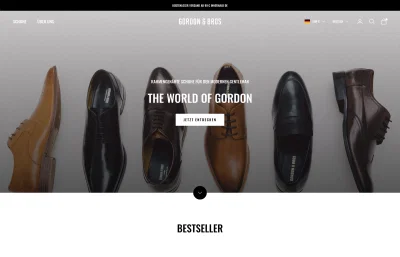 GORDON & BROS - E-commerce