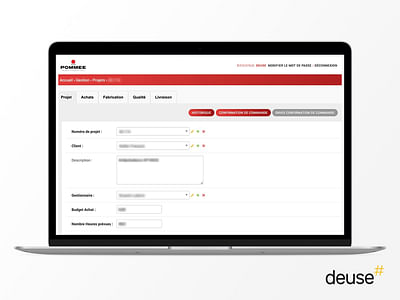 Application web de gestion de projets sur-mesure - Web analytics / Big data