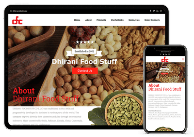 Corporate Website - Application mobile