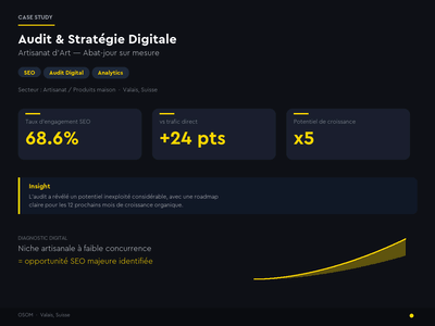 Audit & Stratégie Digitale - Artisanale - SEO