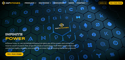 InfStones - Leading BC Infrastructure Provider - Website Creatie