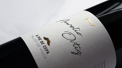 Diseño de etiqueta de vino - AURELIO ORTIZ