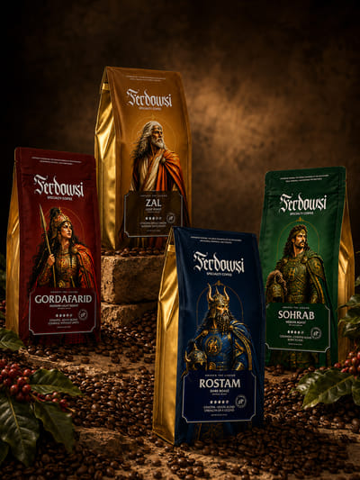 Ferdowsi Shahnameh — Cultural Coffee Packaging Collection - Packaging
