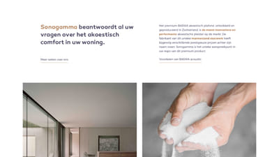 Sonogamma - Webseitengestaltung