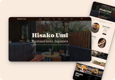 Hisako | Diseño web y fotografía - Création de site internet